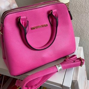 Pink handbag